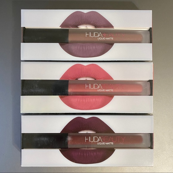 HUDA BEAUTY Other - Bundle 3 HUDA Lipsticks
